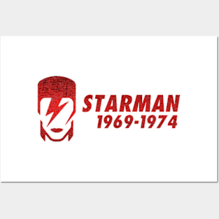 Starman life on mars Posters and Art